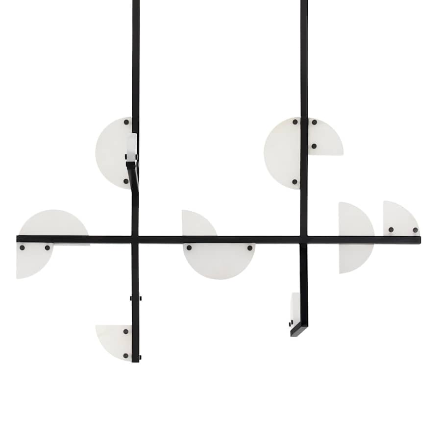 Arteriors Nova Chandelier 40" Wide Abstract Chandelier