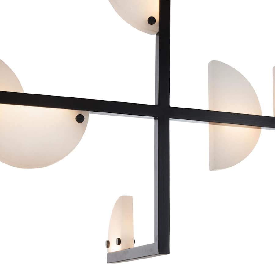 Arteriors Nova Chandelier 40" Wide Abstract Chandelier