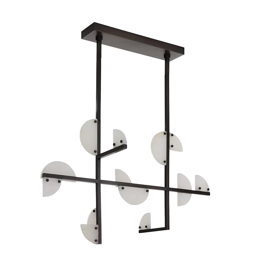 Arteriors Nova Chandelier 40" Wide Abstract Chandelier