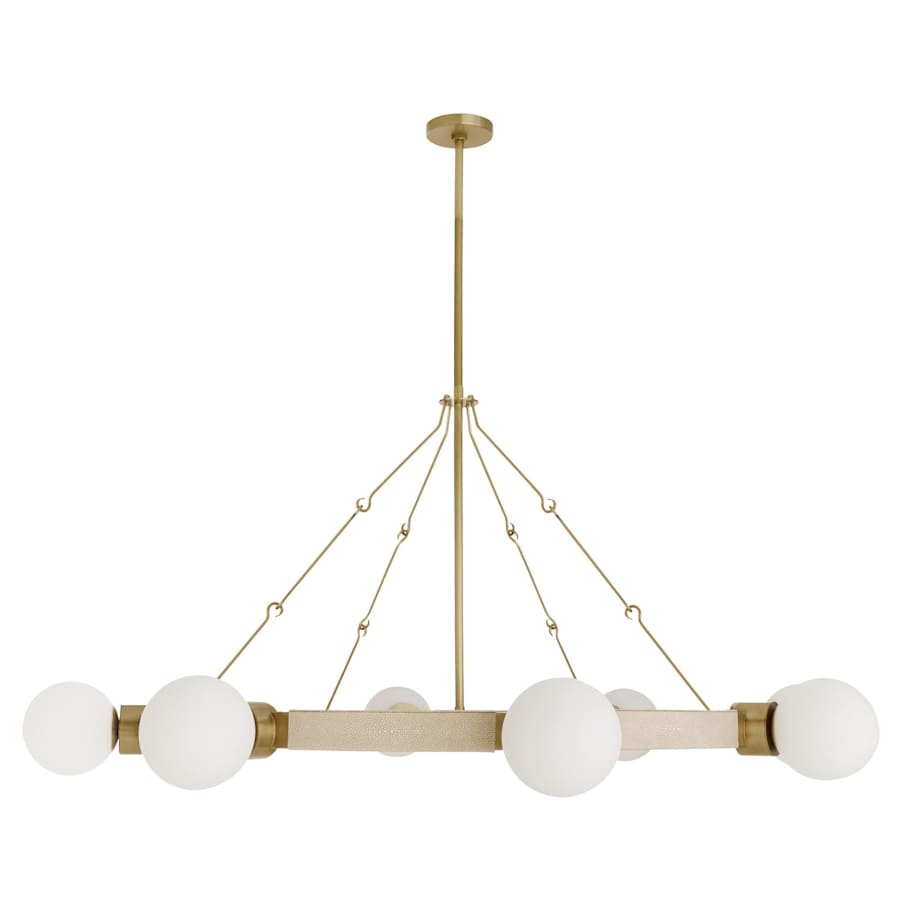 Arteriors Liberty Chandelier 8 Light 56" Wide Ring Chandelier
