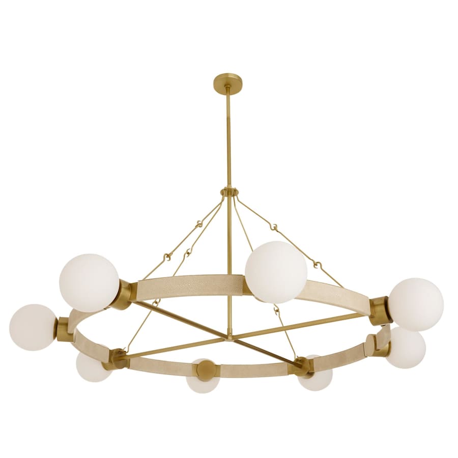 Arteriors Liberty Chandelier 8 Light 56" Wide Ring Chandelier