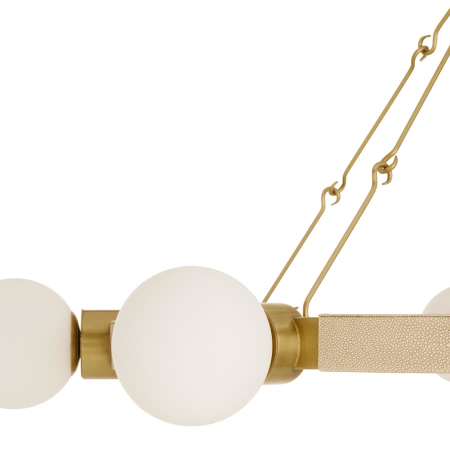 Arteriors Liberty Chandelier 8 Light 56" Wide Ring Chandelier
