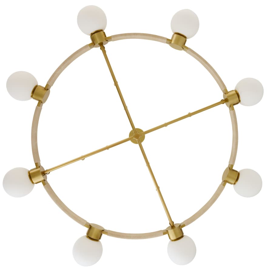 Arteriors Liberty Chandelier 8 Light 56" Wide Ring Chandelier