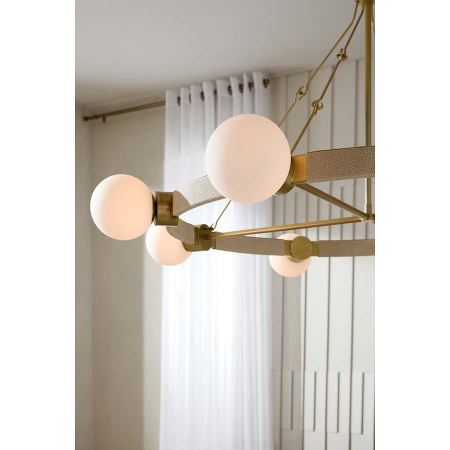 Arteriors Liberty Chandelier 8 Light 56" Wide Ring Chandelier