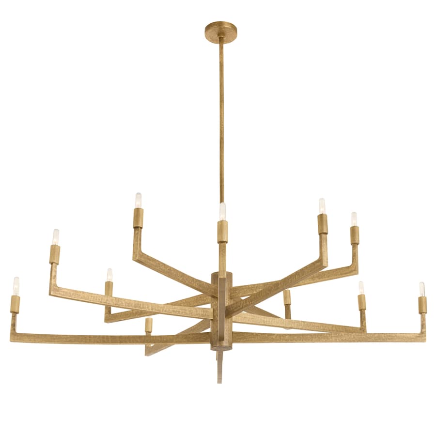 Arteriors Griff Large Chandelier 12 Light 56" Wide Taper Candle Style Chandelier