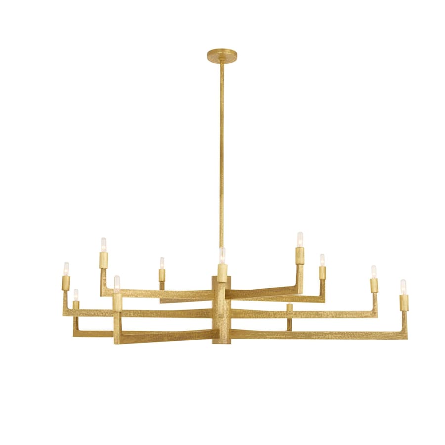 Arteriors Griff Large Chandelier 12 Light 56" Wide Taper Candle Style Chandelier