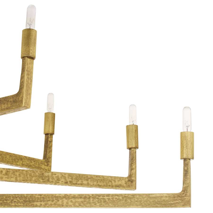 Arteriors Griff Large Chandelier 12 Light 56" Wide Taper Candle Style Chandelier