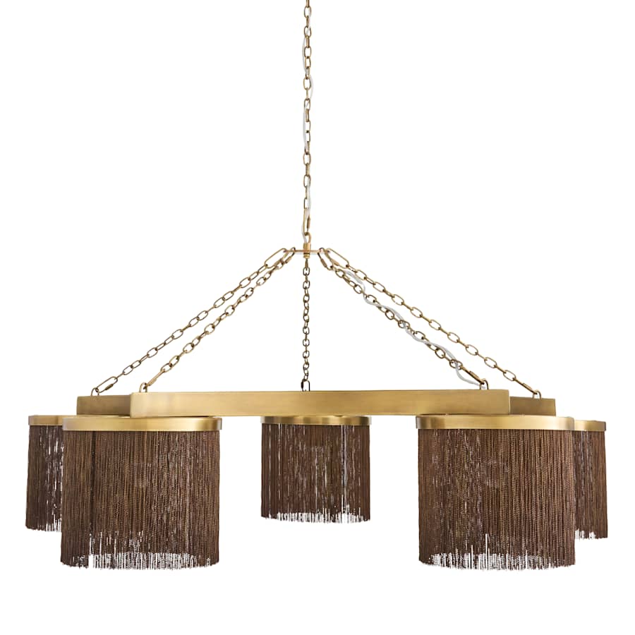 Arteriors Langston Chandelier 5 Light 46" Wide Chandelier