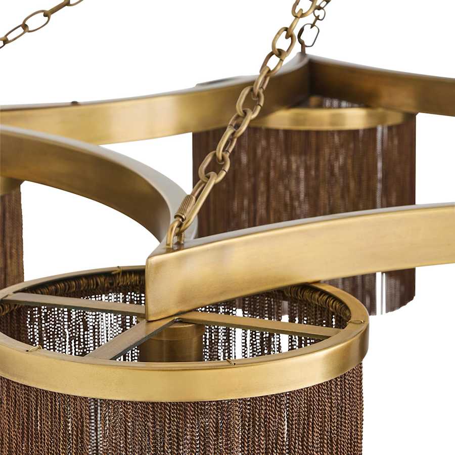 Arteriors Langston Chandelier 5 Light 46" Wide Chandelier