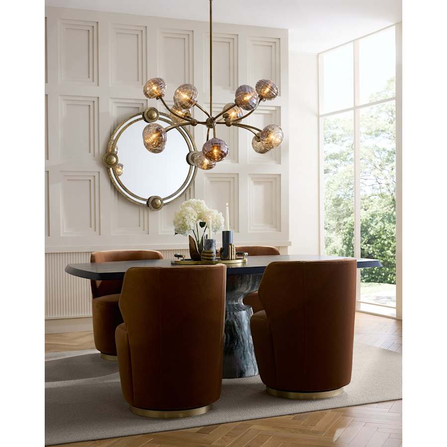 Arteriors Merrick Chandelier 12 Light 39" Wide Abstract Sputnik Chandelier
