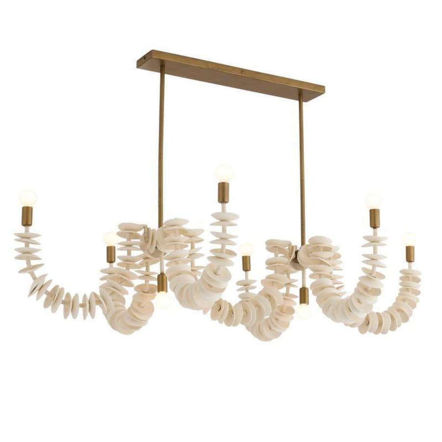 Arteriors Kalama 8 Light 57" Wide Linear Chandelier