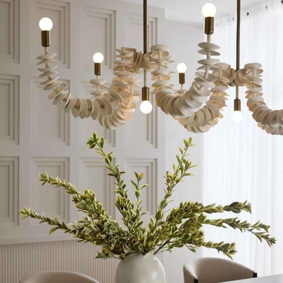 Arteriors Kalama 8 Light 57" Wide Linear Chandelier