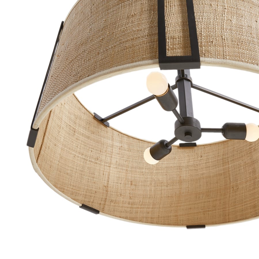 Arteriors Amida 3 Light 29" Wide Drum Chandelier