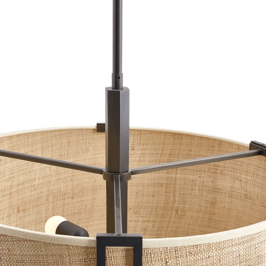 Arteriors Amida 3 Light 29" Wide Drum Chandelier