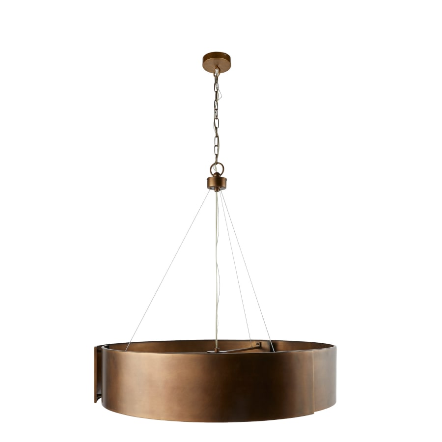 Arteriors Dante 5 Light 35" Wide Ring Chandelier
