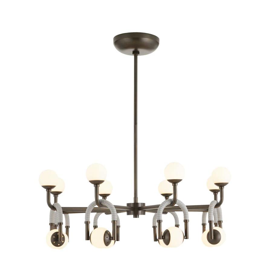 Arteriors Hollins 33" Wide LED Chandelier with Opal Glass Shades