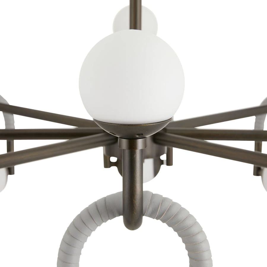 Arteriors Hollins 33" Wide LED Chandelier with Opal Glass Shades