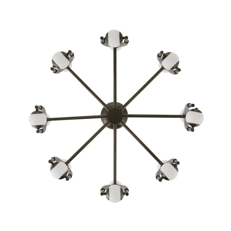 Arteriors Hollins 33" Wide LED Chandelier with Opal Glass Shades