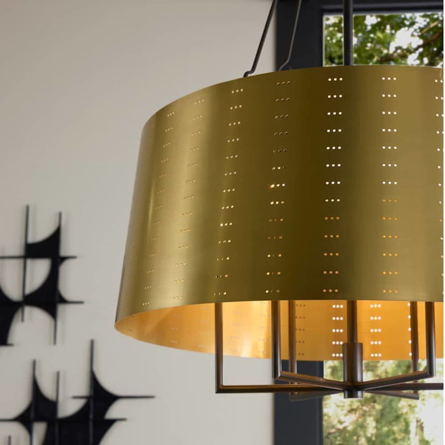 Arteriors Felipe 6 Light 28" Wide Drum Chandelier