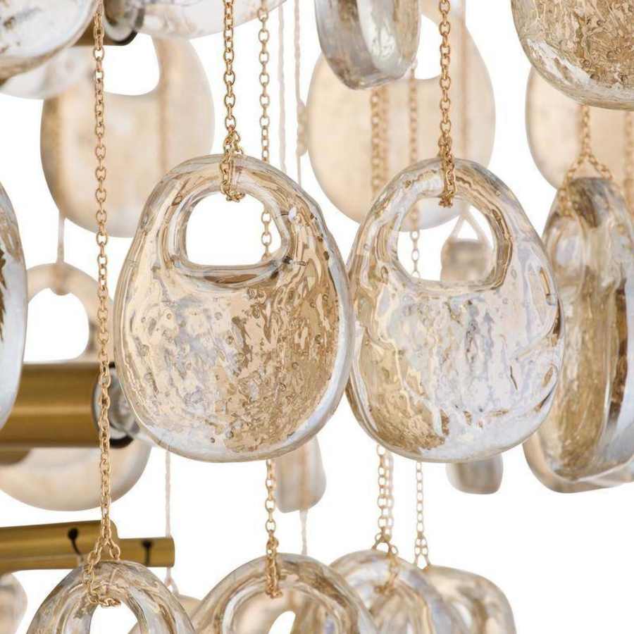 Arteriors Jacqueline 8 Light 32" Wide Waterfall Chandelier
