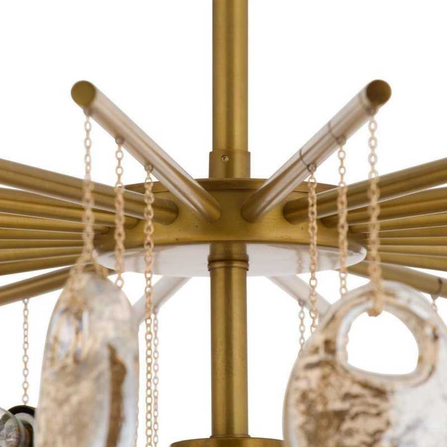 Arteriors Jacqueline 8 Light 32" Wide Waterfall Chandelier