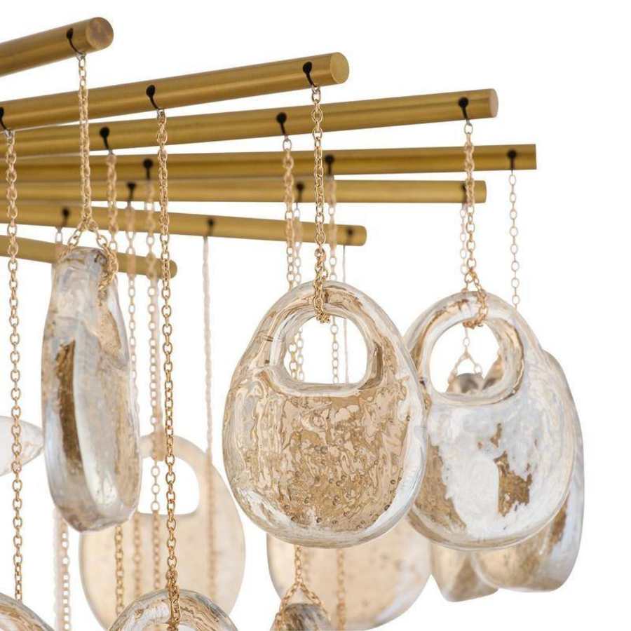 Arteriors Jacqueline 8 Light 32" Wide Waterfall Chandelier