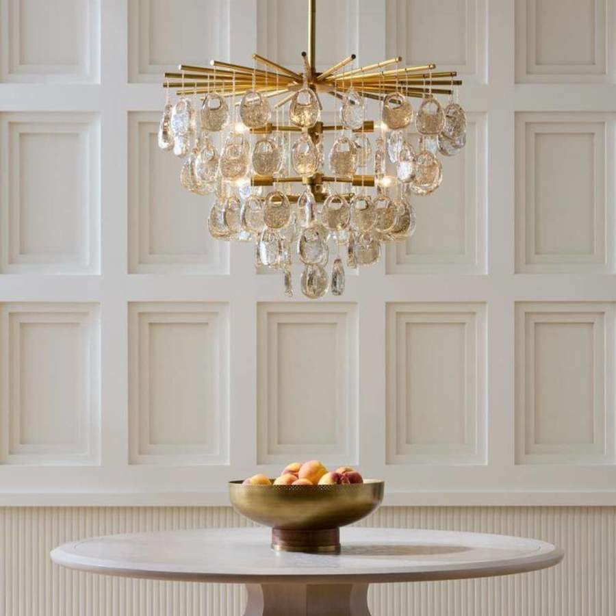 Arteriors Jacqueline 8 Light 32" Wide Waterfall Chandelier