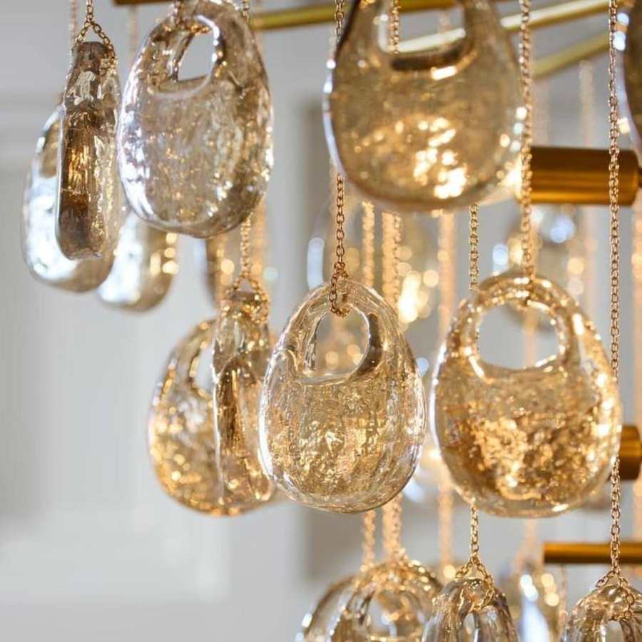Arteriors Jacqueline 8 Light 32" Wide Waterfall Chandelier