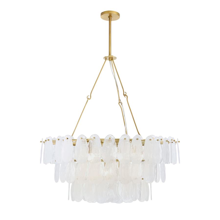 Arteriors Leon Large Chandelier 7 Light 38" Wide Waterfall Chandelier