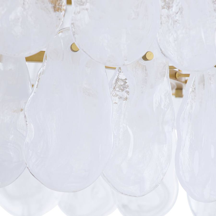 Arteriors Leon Large Chandelier 7 Light 38" Wide Waterfall Chandelier