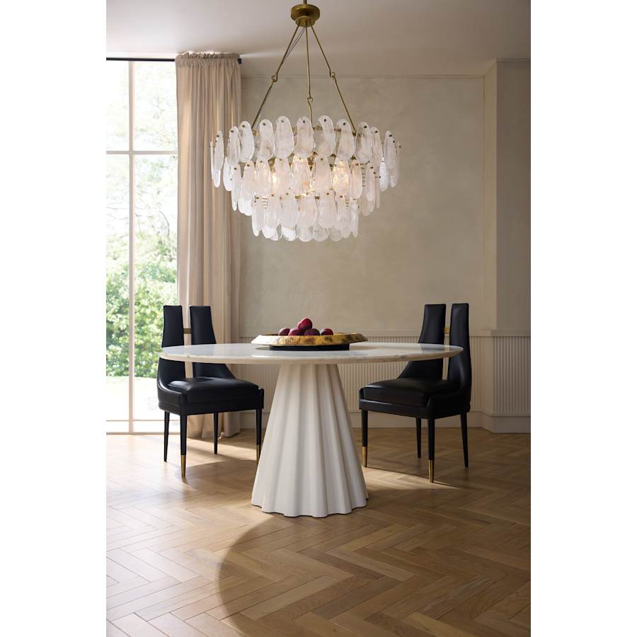 Arteriors Leon Large Chandelier 7 Light 38" Wide Waterfall Chandelier