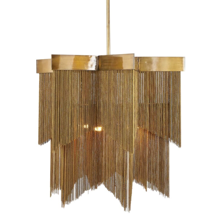 Arteriors Bridget 4 Light 28" Wide Waterfall Chandelier