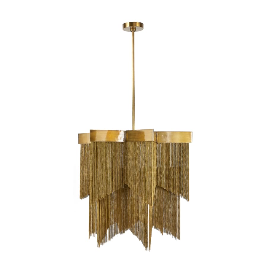 Arteriors Bridget 4 Light 28" Wide Waterfall Chandelier