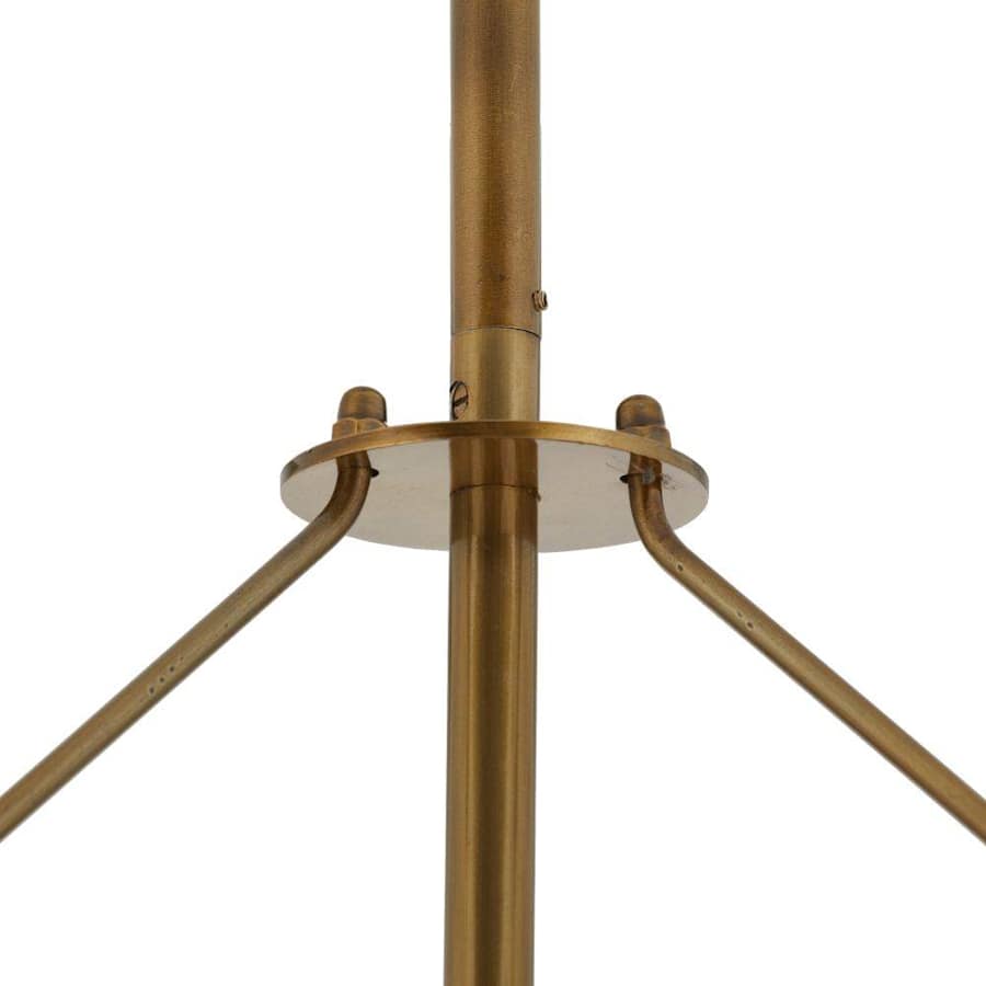 Arteriors Faramond 10 Light 35" Wide Waterfall Chandelier with Iron and Hammered Glass Shades
