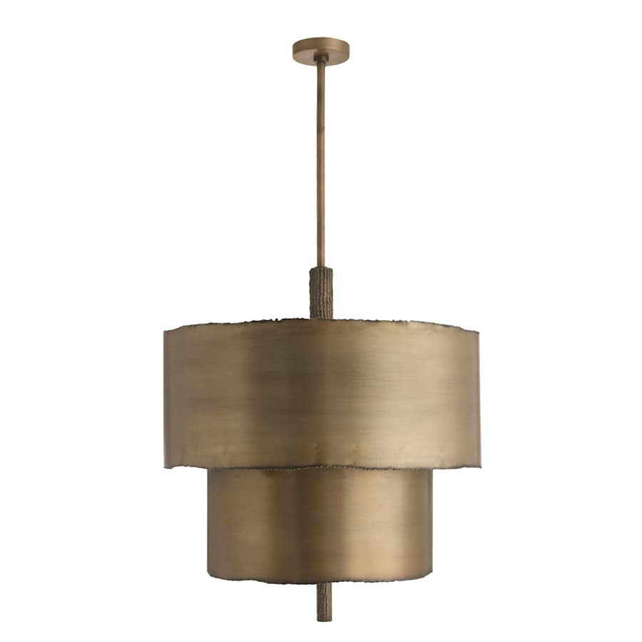 Arteriors Leonardo Chandelier 4 Light 28" Wide Drum Chandelier