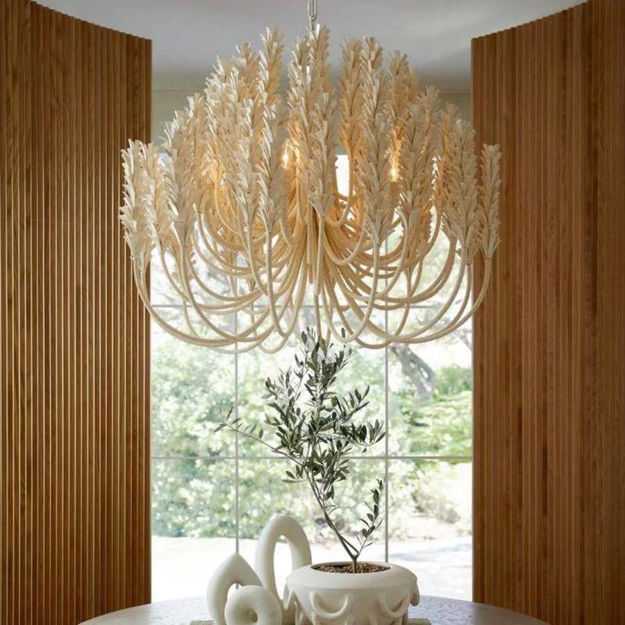 Arteriors Kaia 6 Light 39" Wide Abstract Chandelier