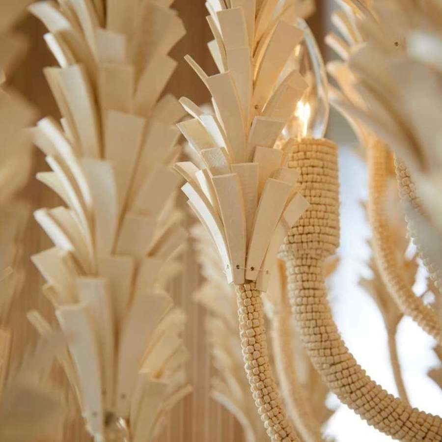 Arteriors Kaia 6 Light 39" Wide Abstract Chandelier