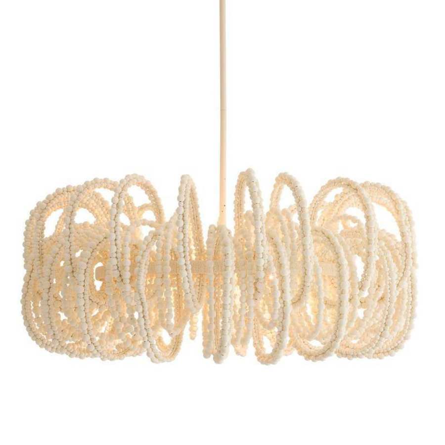 Arteriors Keely 6 Light 36" Wide Beaded Abstract Chandelier