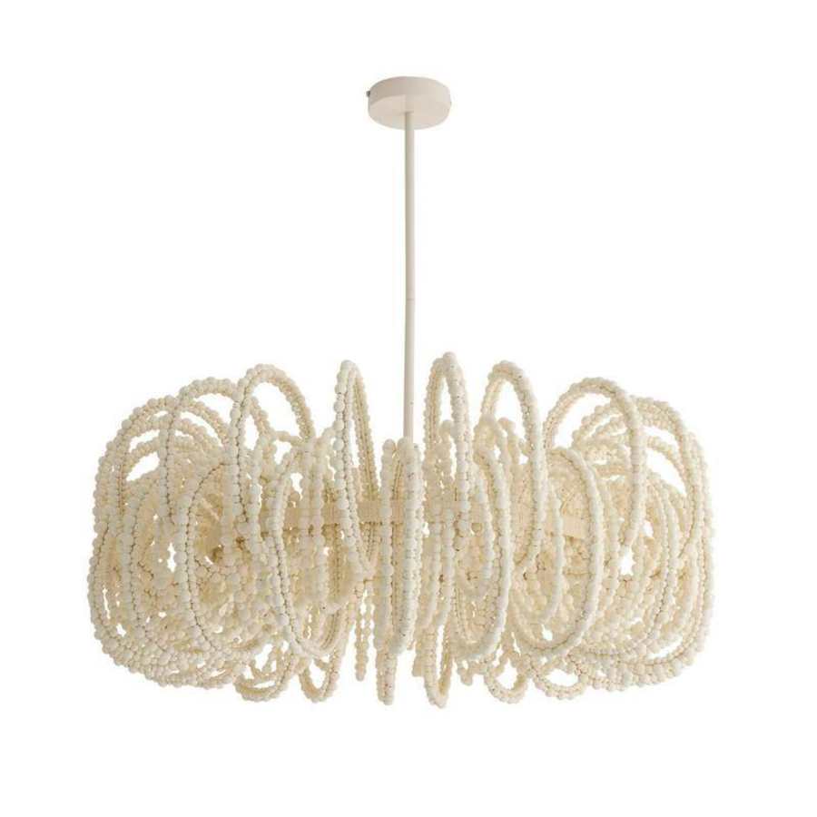 Arteriors Keely 6 Light 36" Wide Beaded Abstract Chandelier