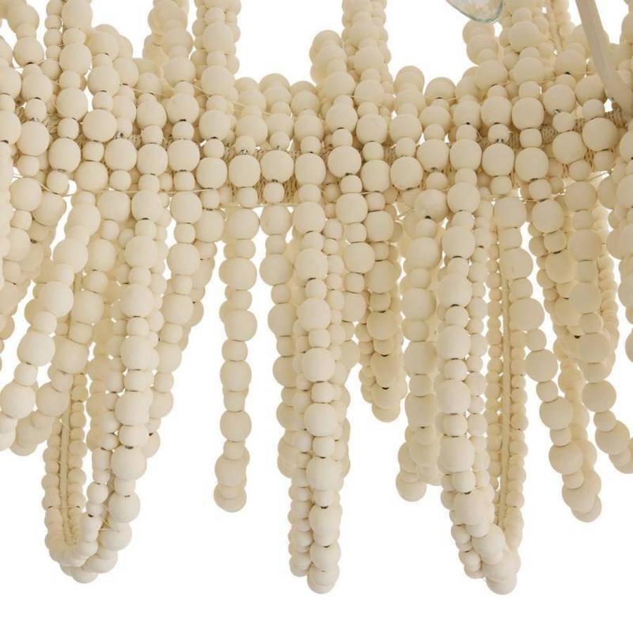 Arteriors Keely 6 Light 36" Wide Beaded Abstract Chandelier