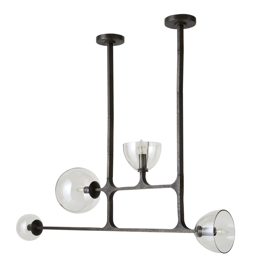Arteriors Dillon 4 Light 21" Wide Linear Chandelier