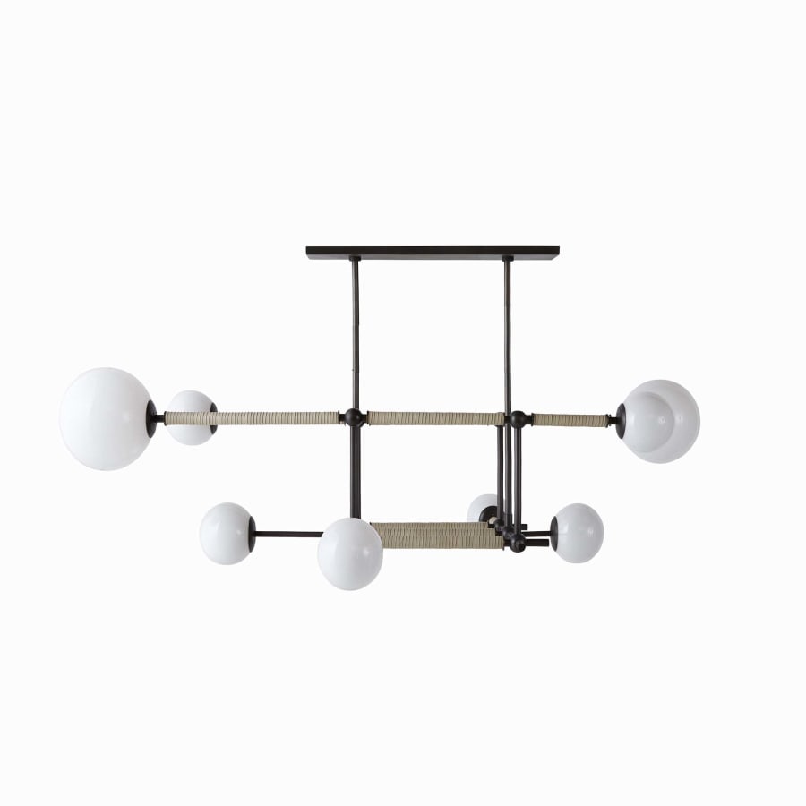 Arteriors Erica 8 Light 58" Wide Linear Chandelier