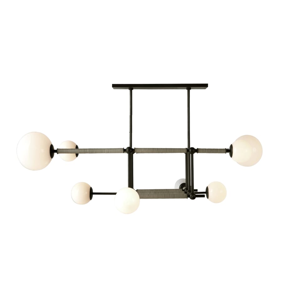 Arteriors Erica 8 Light 58" Wide Linear Chandelier