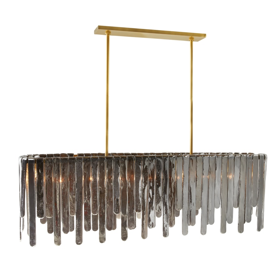 Arteriors Leighton 7 Light 52" Wide Linear Chandelier