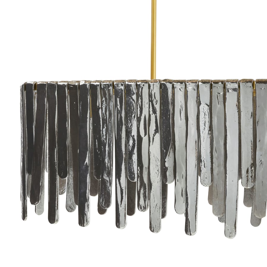 Arteriors Leighton 7 Light 52" Wide Linear Chandelier