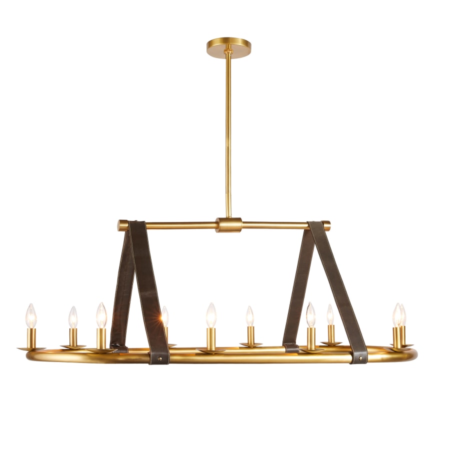 Arteriors Englewood 10 Light 52" Wide Linear Chandelier