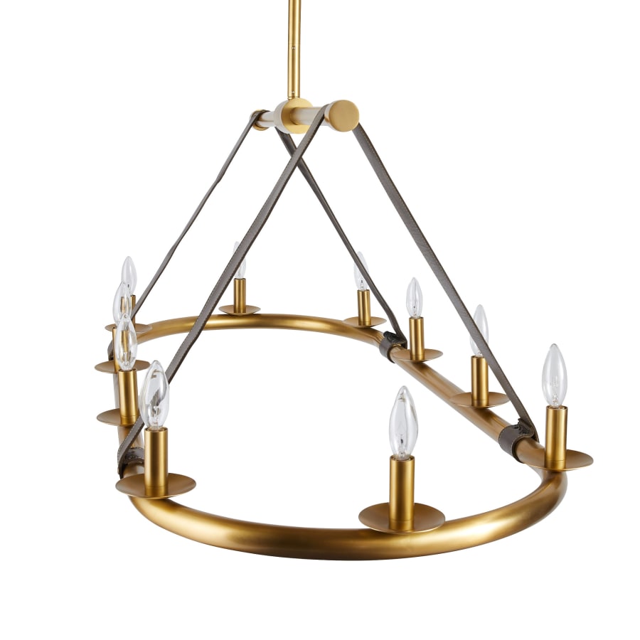 Arteriors Englewood 10 Light 52" Wide Linear Chandelier