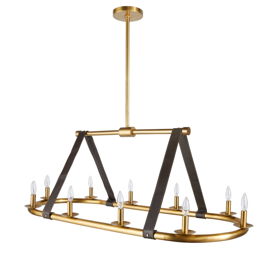 Arteriors Englewood 10 Light 52" Wide Linear Chandelier