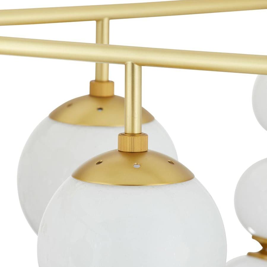 Arteriors Genesis 5 Light 42" Wide Chandelier with Opal Glass Shades