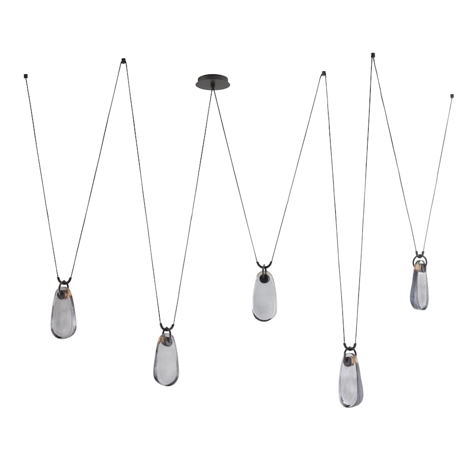 Arteriors Melt Chandelier 86" Wide Abstract Chandelier
